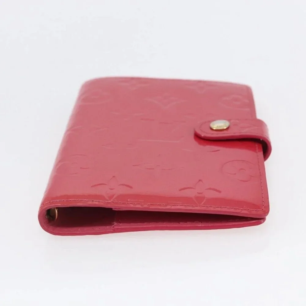 LOUIS VUITTON Vernis Agenda PM Day Planner Cover Fran Boise R2101F Auth BA7214V